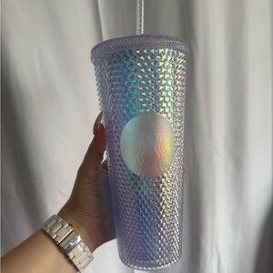 Starbucks Holographic Studded Tumbler - Iridescent Lavender Shine